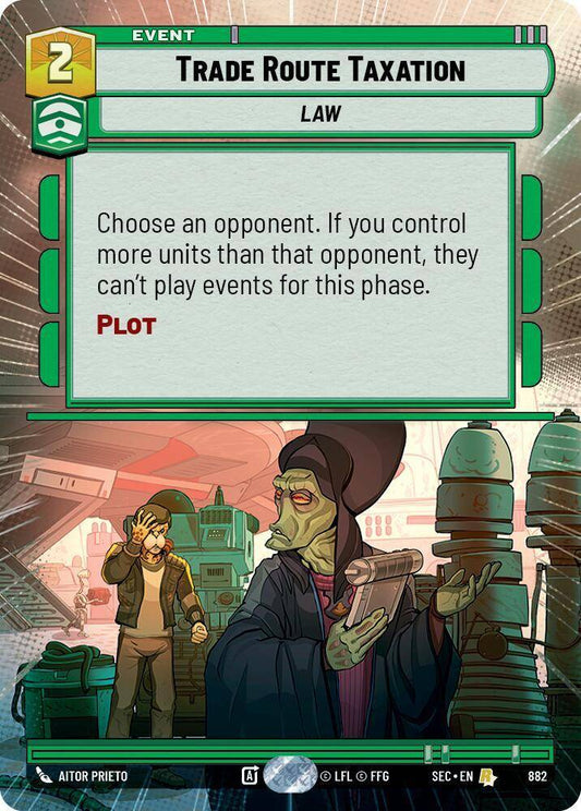【SEC0882/EN】Trade Route Taxation (Hyperspace/Foil)