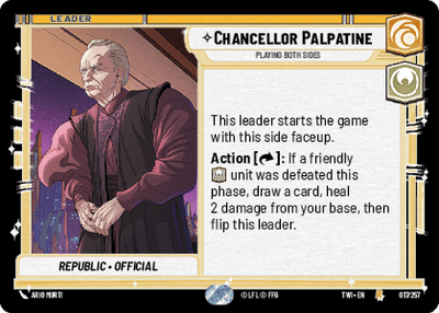 【TWI017/EN】Chancellor Palpatine - Playing Both Sides