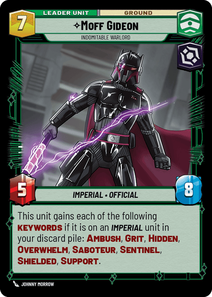 【ASH008/EN】Moff Gideon - Indomitable Warlord