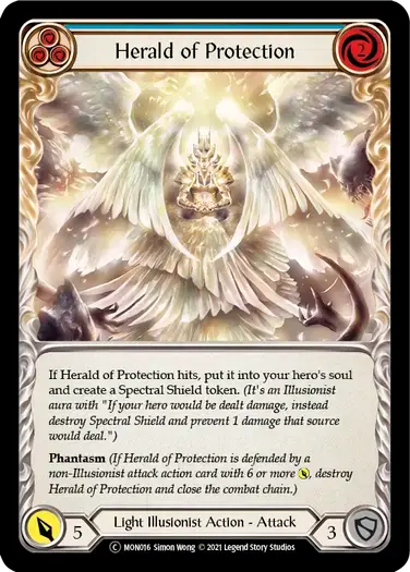 【U-MON016/EN】Herald of Protection[Blue]