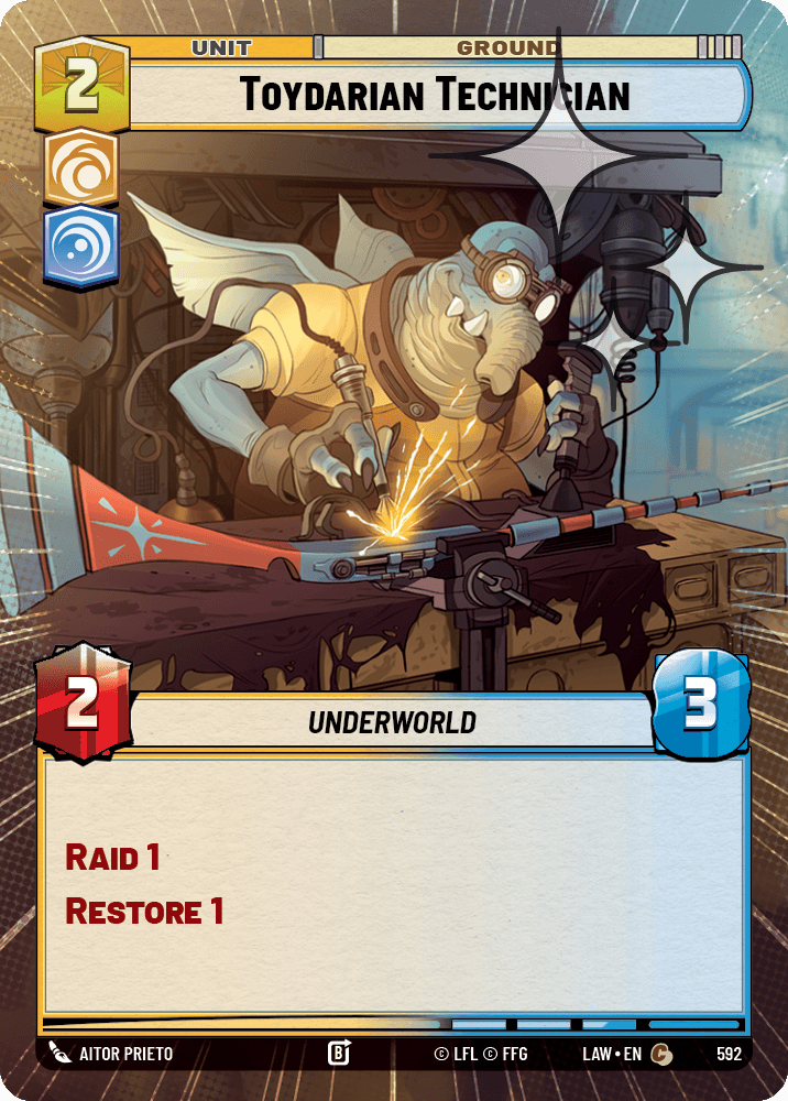 【LAW592/EN】Toydarian Technician (Hyperspace/Foil)