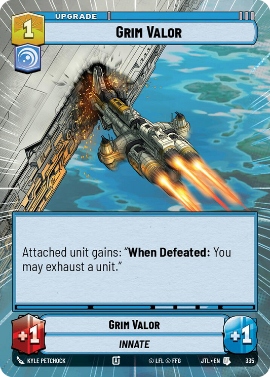 【JTL807/EN】Grim Valor (HYPERSPACE/FOIL)