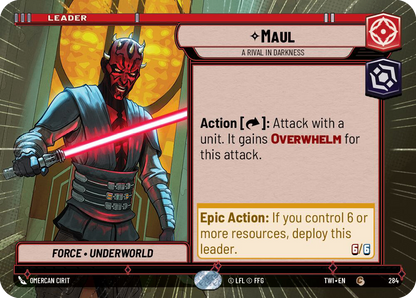 【TWI284/EN】Maul - A Rival in Darkness(HYPERSPACE)