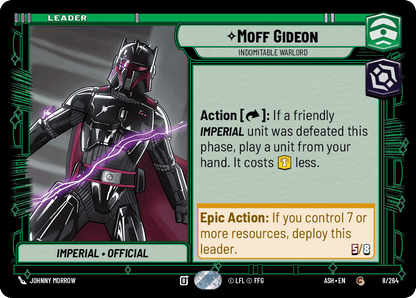 【ASH008/EN】Moff Gideon - Indomitable Warlord