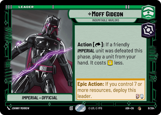 【ASH008/EN】Moff Gideon - Indomitable Warlord