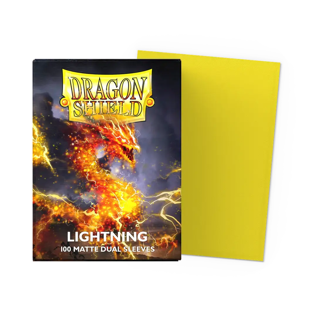 【Dragon Shield】Matte Dual - Lightning(スタンダードサイズ/100枚入り)※配送方法はゆうパックをご選択ください