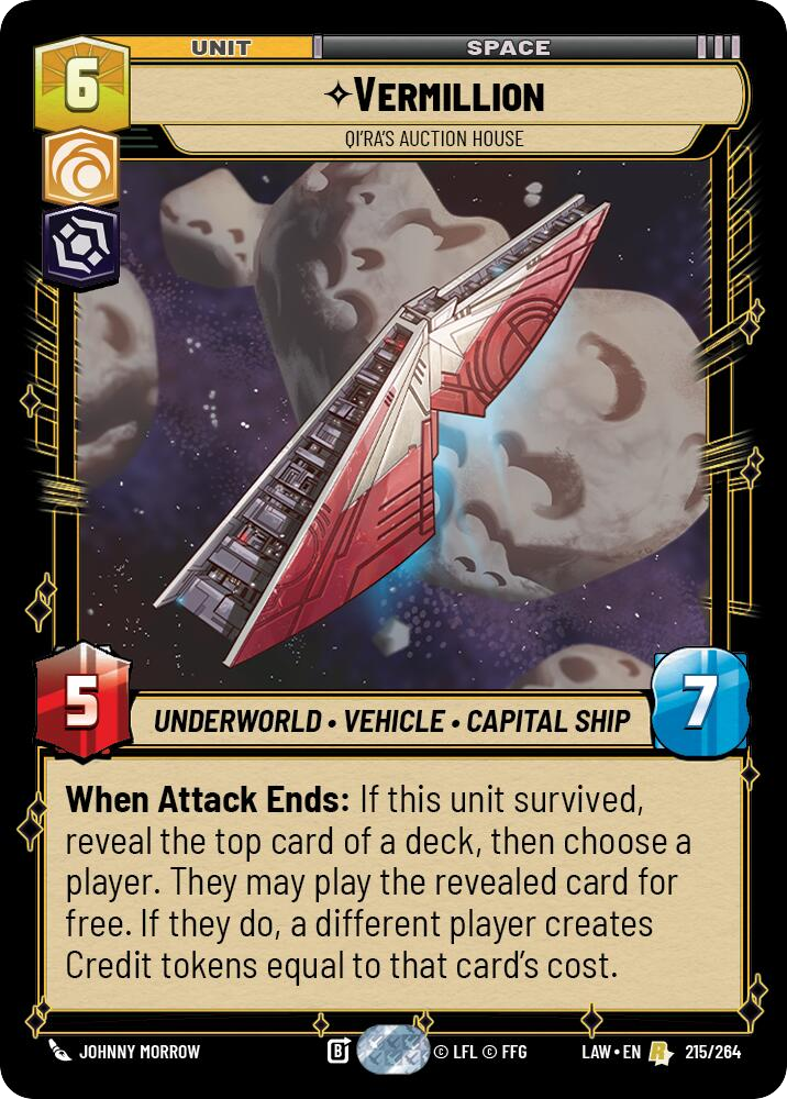 【LAW215/EN】Vermillion - Qi'ra's Auction House