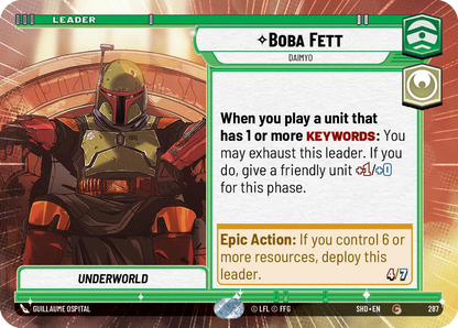 【SHD288/EN】Boba Fett - Daimyo (HYPERSPACE)