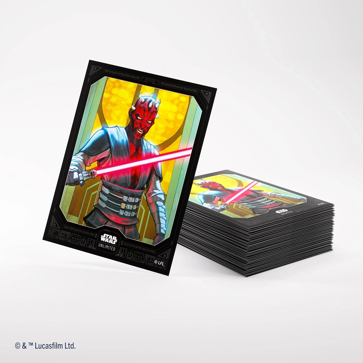 【GAMEGENIC】SWU ART SLEEVES - Darth Maul※配送方法はゆうパックをご選択ください