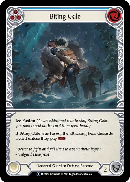 【U-ELE009/EN】Biting Gale[Blue]