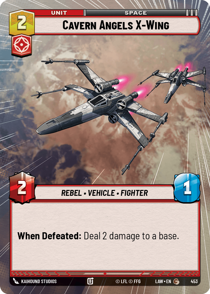 【LAW453/EN】Cavern Angels X-Wing (Hyperspace)