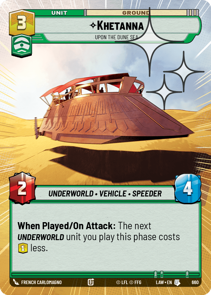 【LAW660/EN】Khetanna - Upon The Dune Sea (Hyperspace/Foil)