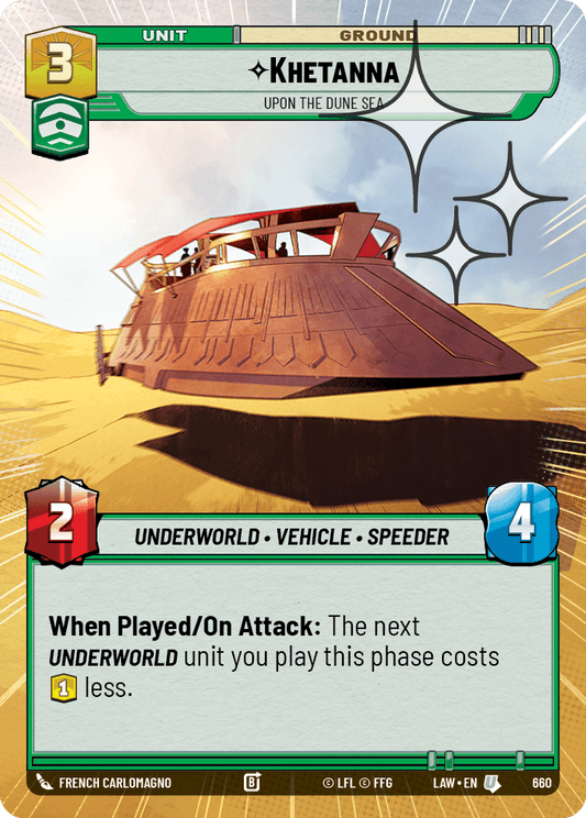 【LAW660/EN】Khetanna - Upon The Dune Sea (Hyperspace/Foil)