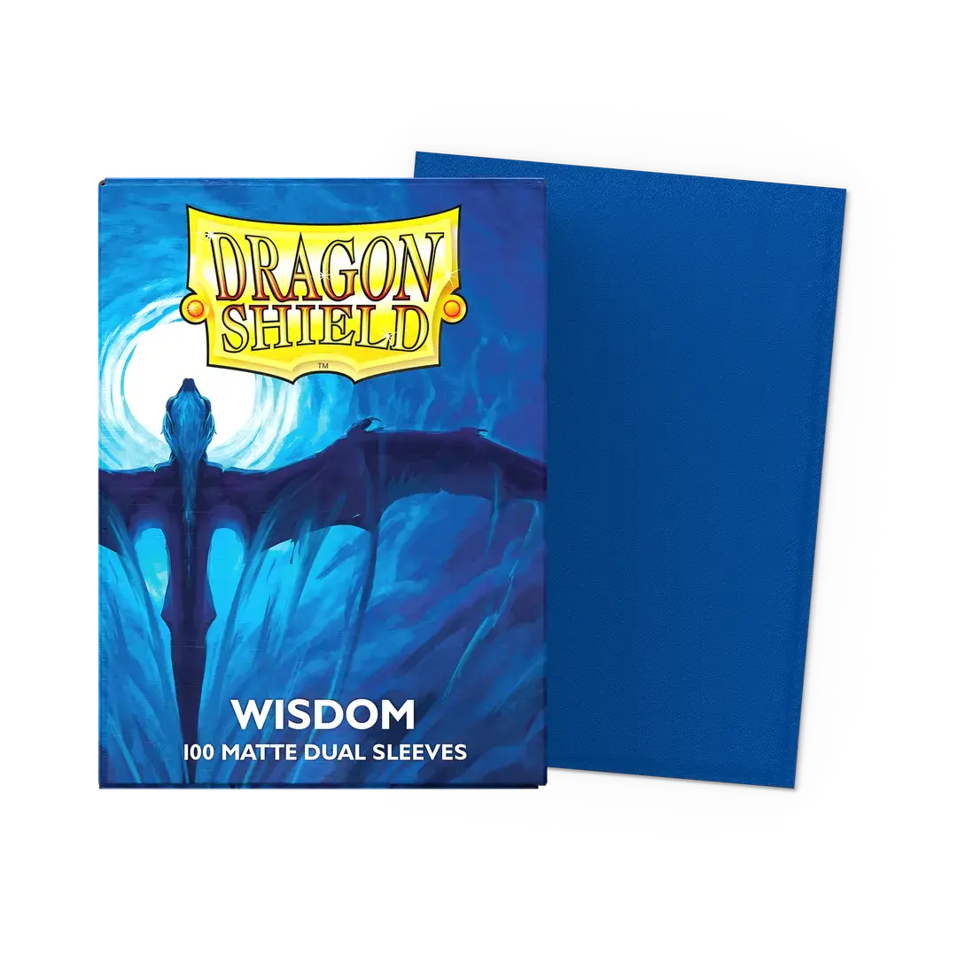 【Dragon Shield】Matte Dual - WISDOM(スタンダードサイズ/100枚入り)※配送方法はゆうパックをご選択ください