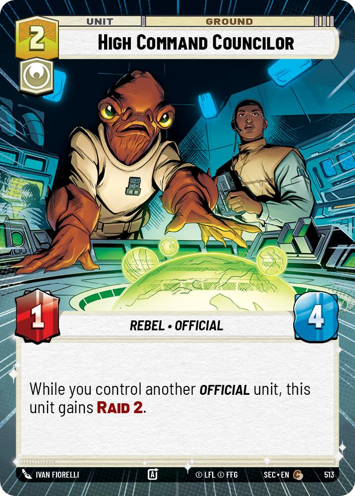 【SEC0513/EN】High Command Councilor (Hyperspace)