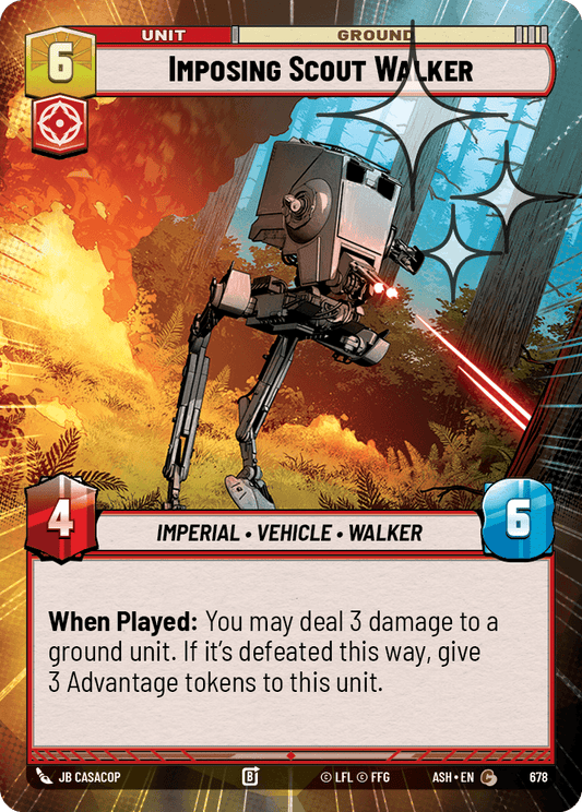 【ASH678/EN】Imposing Scout Walker (Hyperspace/Foil)