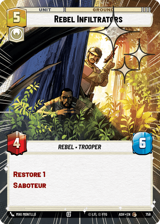 【ASH758/EN】Rebel Infiltrators (Hyperspace/Foil)