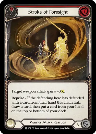 【U-WTR138/EN】Stroke of Foresight[Red]