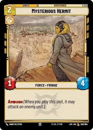 【LOF208/EN】Mysterious Hermit