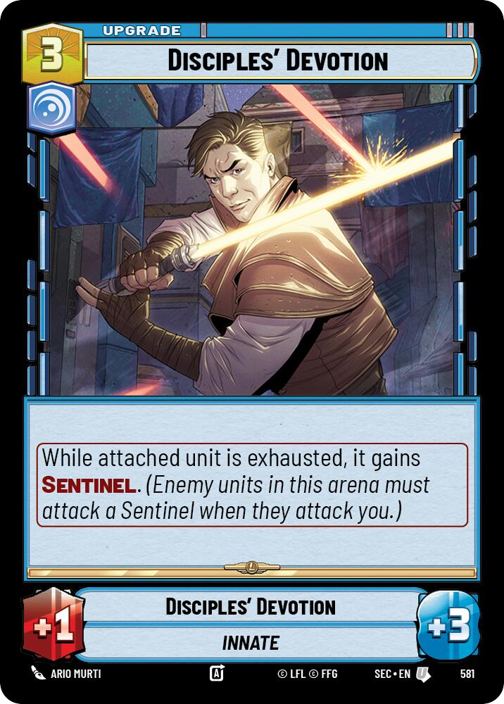 【SEC0581/EN】Disciples' Devotion (Foil)