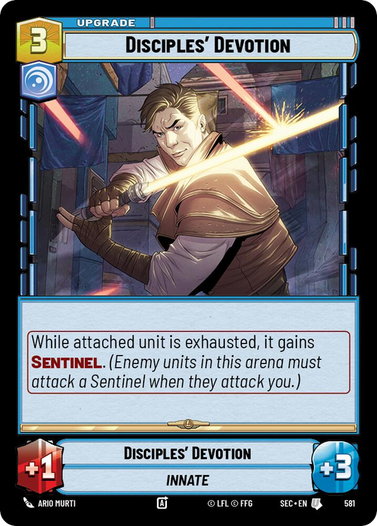 【SEC0581/EN】Disciples' Devotion (Foil)