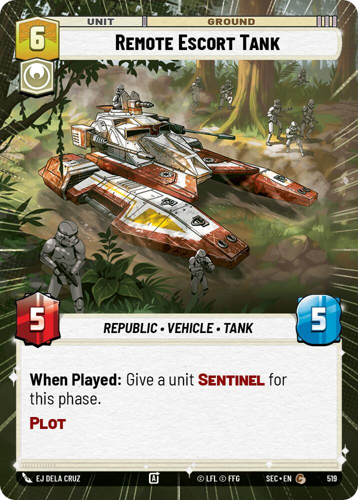 【SEC0519/EN】Remote Escort Tank (Hyperspace)