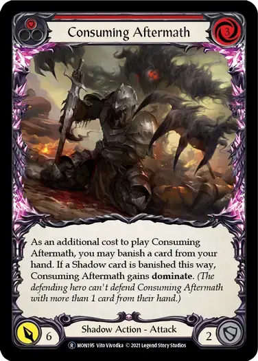 【U-MON195/EN/RF】Consuming Aftermath[Red]