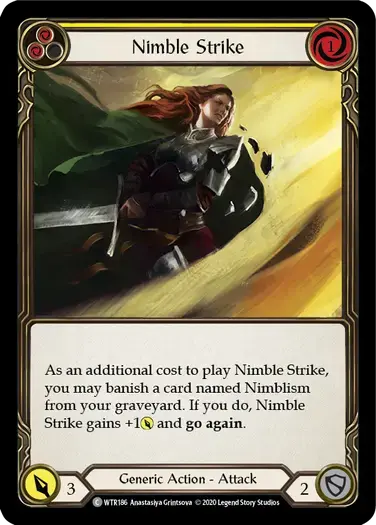 【U-WTR186/EN/RF】Nimble Strike[Yellow]