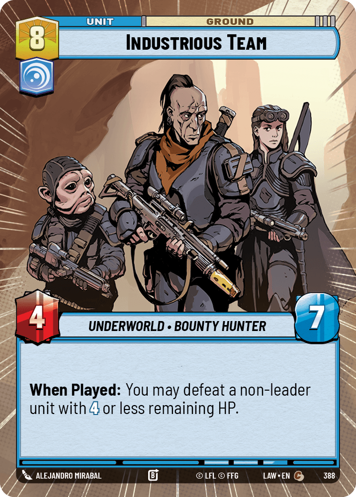 【LAW388/EN】Industrious Team (Hyperspace)