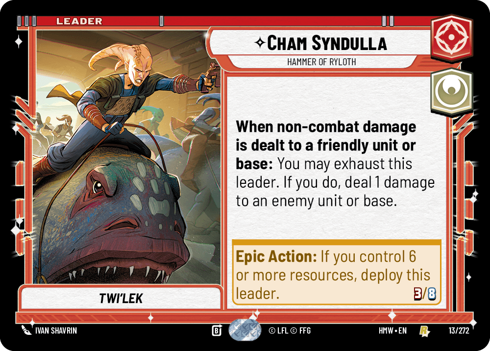 【HMW013/EN】Cham Syndulla - Hammer of Ryloth