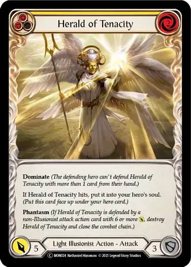 【U-MON024/EN】Herald of Tenacity[Yellow]