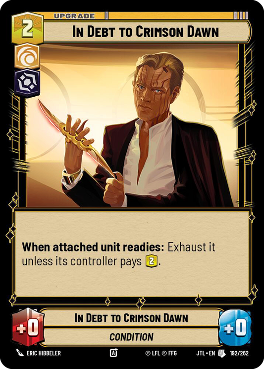 【JTL690/EN】In Debt to Crimson Dawn(Foil)