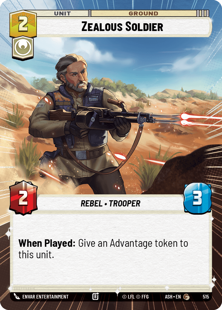 【ASH515/EN】Zealous Soldier (Hyperspace)