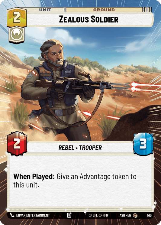 【ASH515/EN】Zealous Soldier (Hyperspace)