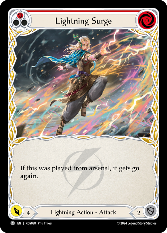 【ROS098/EN】Lightning Surge/稲妻の波動[Red]