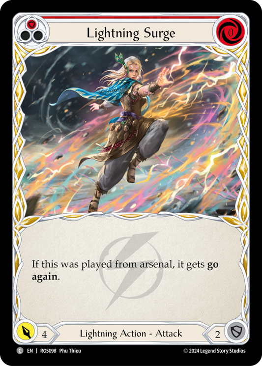 【ROS098/EN】Lightning Surge/稲妻の波動[Red]
