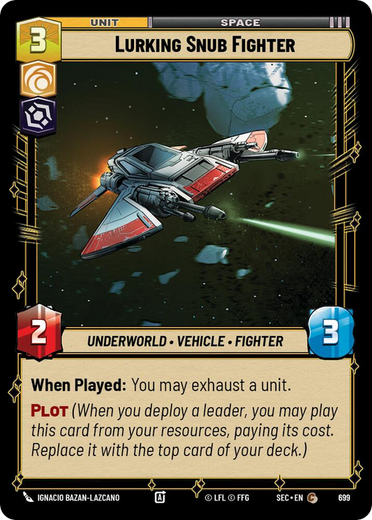 【SEC0699/EN】Lurking Snub Fighter (Foil)