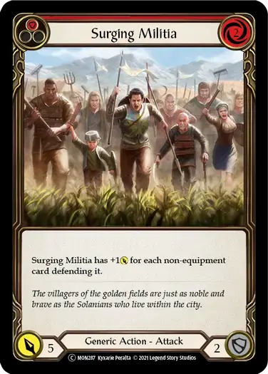 【U-MON287/EN/RF】Surging Militia[Red]