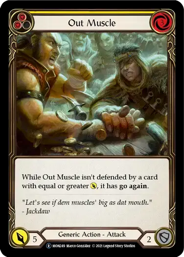 【U-MON249/EN】Out Muscle[Yellow]