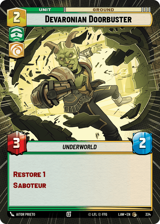 【LAW334/EN】Devaronian Doorbuster (Hyperspace)