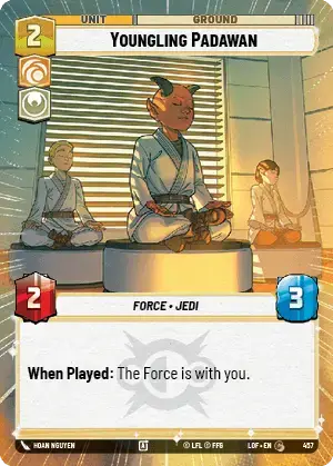 【LOF457/EN】Youngling Padawan(Hyperspace)