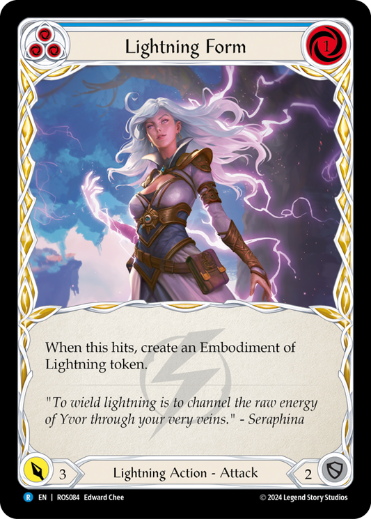 【ROS084/EN】Lightning Form/稲妻の表象[Blue]