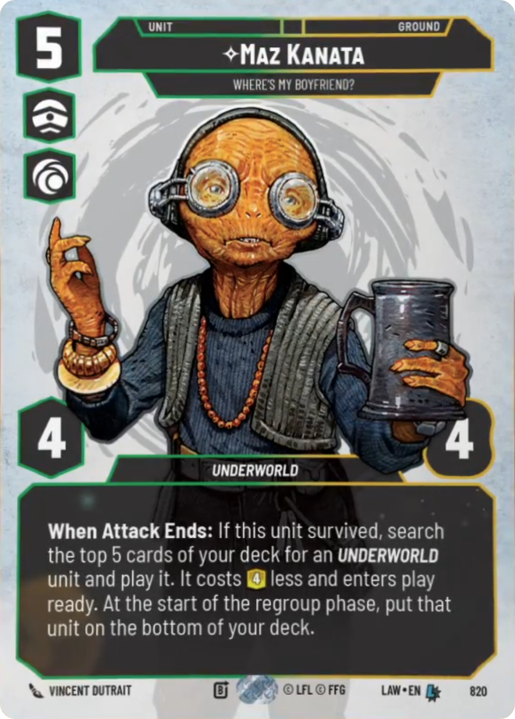 【LAW820/EN】Maz Kanata - Where's My Boyfriend?(Prestige)