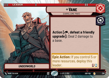 【ASH276/EN】Vane - Quarrelsome Pirate (Hyperspace)