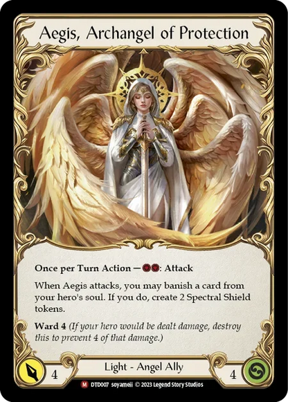 【DTD007/EN】Figment of Protection|Aegis, Archangel of Protection