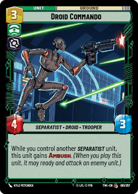 【TWI081/EN】Droid Commando(FOIL)