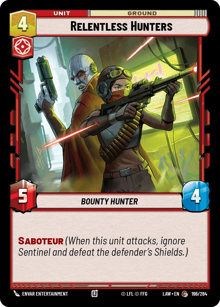 【LAW196/EN】Relentless Hunters