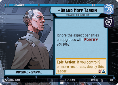 【HMW276/EN】Grand Moff Tarkin - Tyrant of the Outer Rim（HYPERSPACE）