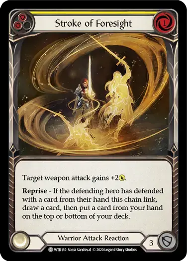 【U-WTR139/EN/RF】Stroke of Foresight[Yellow]