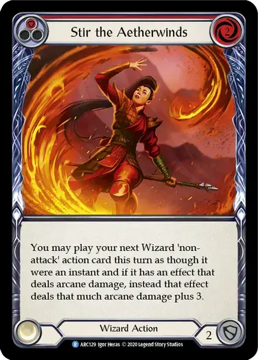 【U-ARC129/EN】[RF] Stir the Aetherwinds[Red]